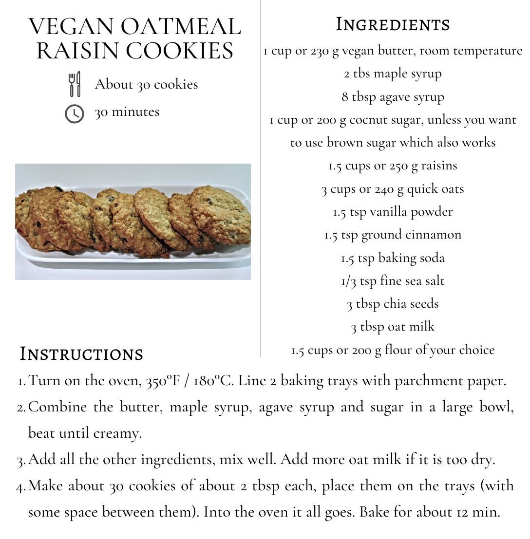 oatmeal cookies