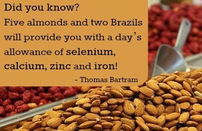 Eat almonds to get your minerals