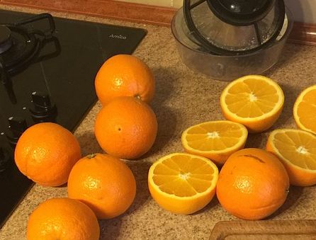 breakfast oranges