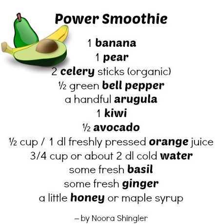 Nutritious smoothie