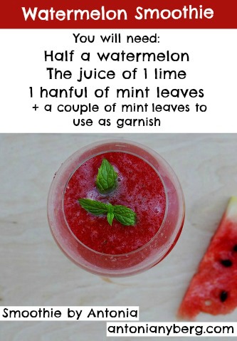 Very healthy Watermelon Smoothie
